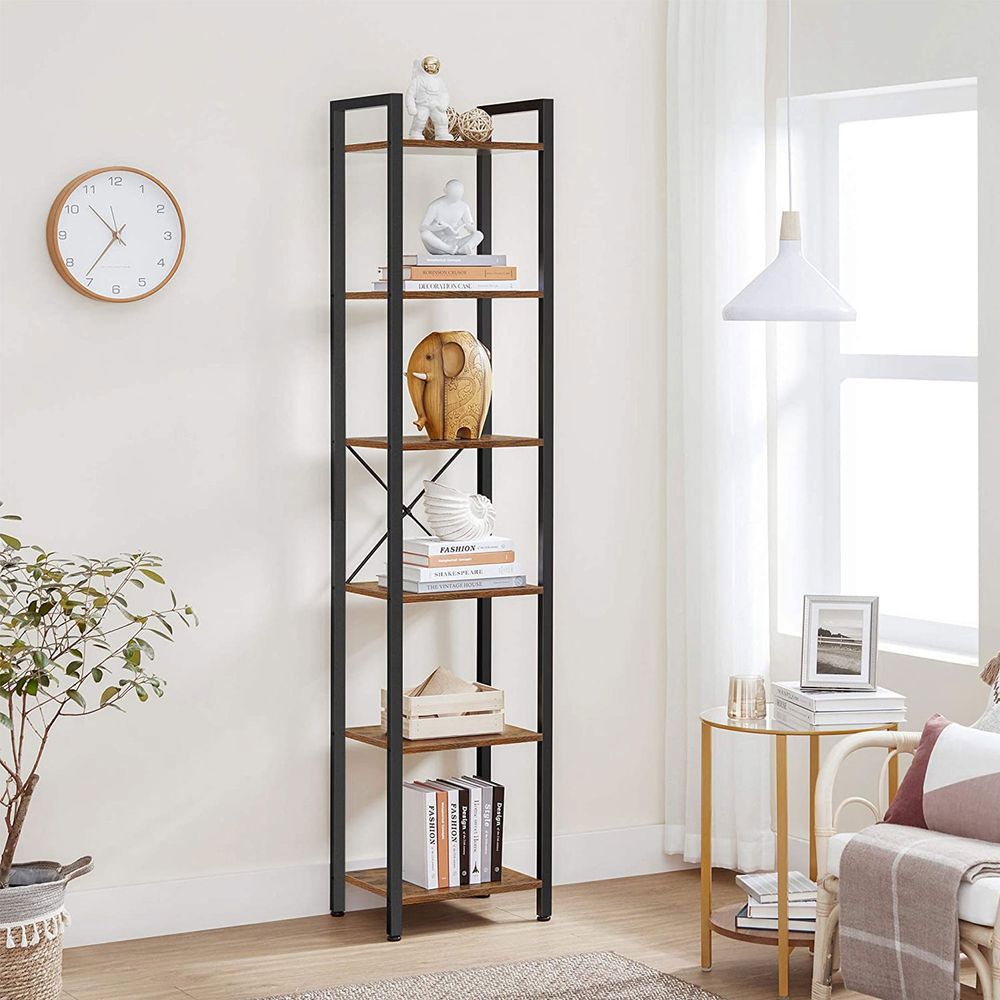 HOMCOM Boekenplank Met Plank Kantoorstelling Vrijstaande Stelling Plank Industrieel Thuiskantoor Woonkamer~12prvf8jido01 HOMCOM Boekenplank Met Plank Kantoorstelling Vrijstaande Stelling Plank Industrieel Thuiskantoor Woonkamer~12prvf8jido01